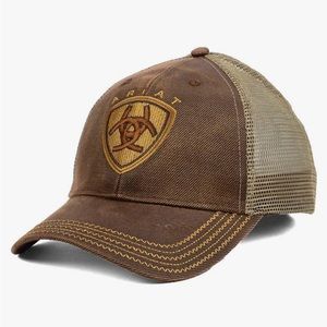 ARIAT Men’s Oilskin Mesh Hat